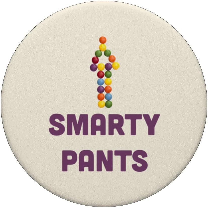 Smarty Pants Divertidos zuecos inteligentes para regalo de graduación, PopSockets estándar PopGrip