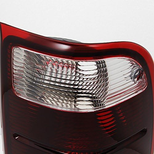 AKKON – Para Ford Ranger Pickup Truck – Luces traseras tintadas en negro, par de repuesto de lámpara de freno izquierda + derecha