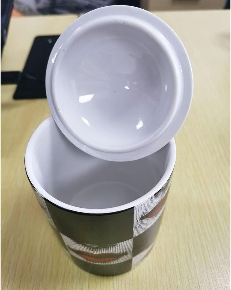 Tarro de vela de aromaterapia con diseño de labios rojos a cuadros, botella decorativa, hisopo de algodón, caja vacía con tapa, diseño clásico de
