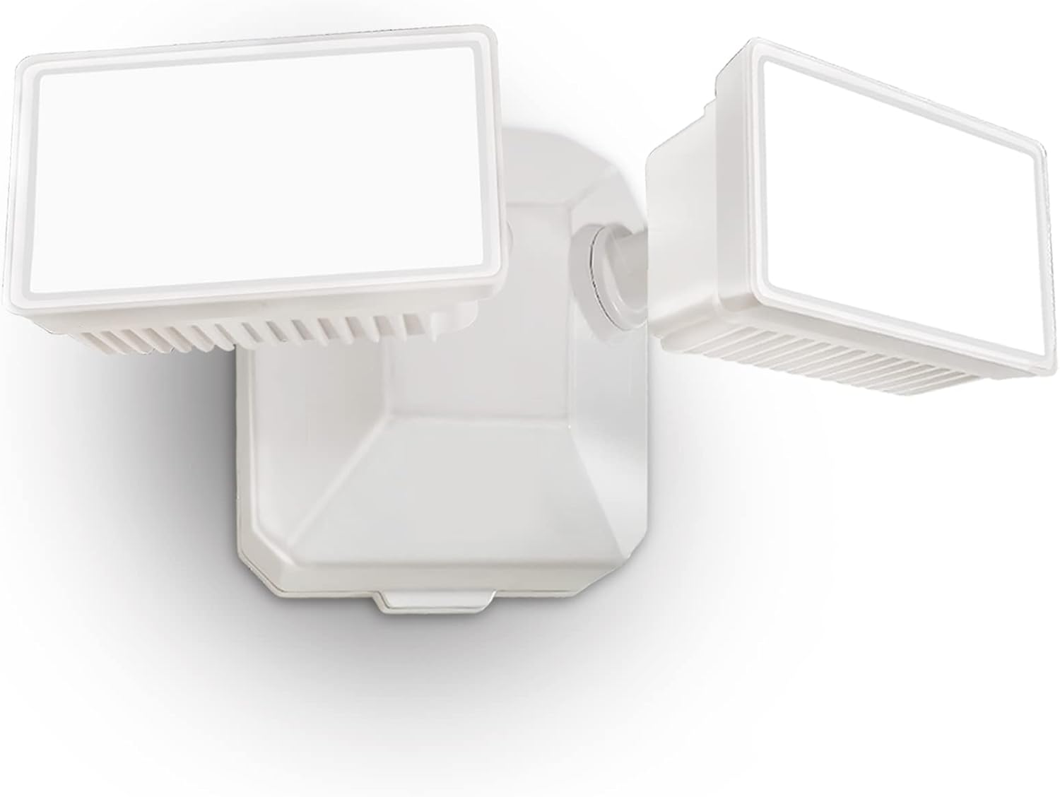 Luz de inundación regulable, controlada por interruptor, luz de seguridad LED exterior con cable de 110-120 V, 24 W (equivalente a 250 W) de pared