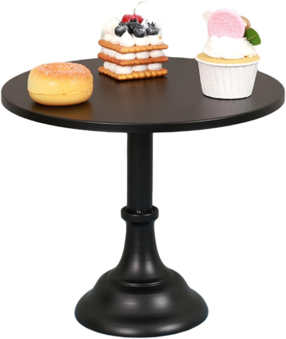 Soporte de pastel negro Herramientas de pastel de boda Fondant Cake Display Accesorio para hornear fiesta
