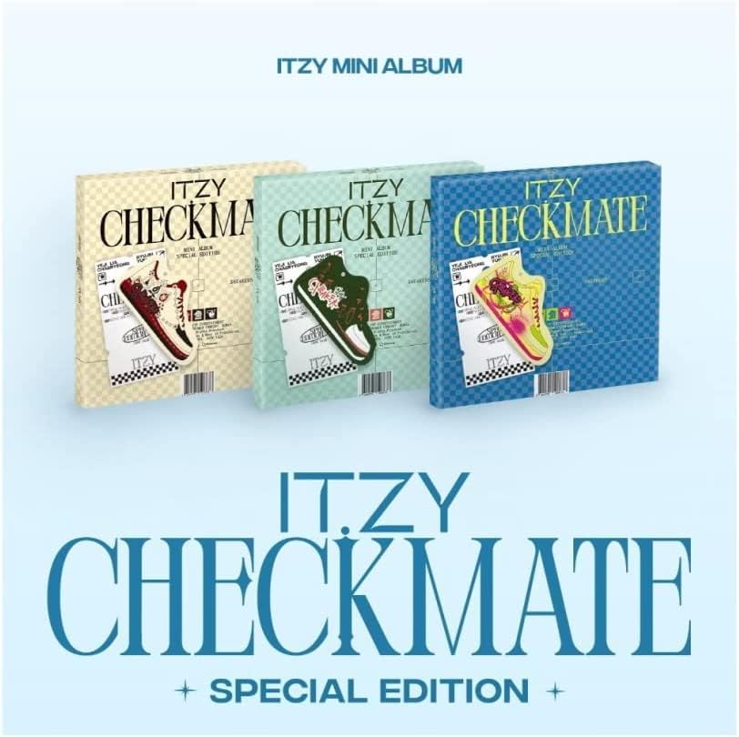 DREAMUS ITZY CHECKMATE EDICIÓN ESPECIAL CD+Cartel lírico en paquete+Photobook+Photocard+Etiqueta especial+Pegatina+Postal+Seguimiento Sellado