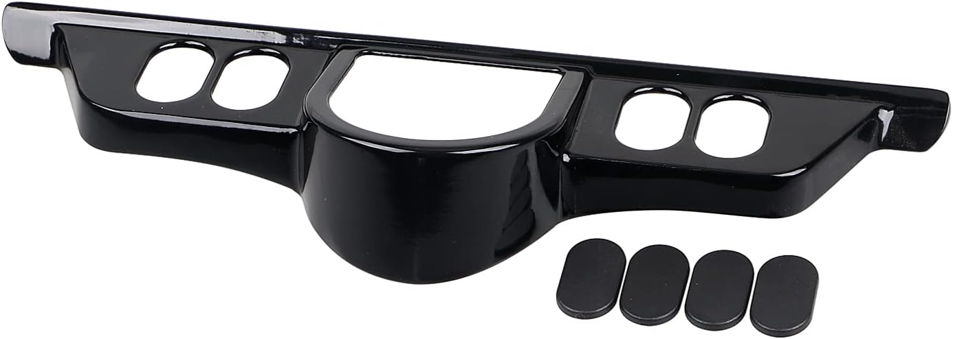 (Marco de aleación de zinc) Kit de cubierta de panel de carenado para Harley Electra Glide Street Glide FLHX FLHT & Trikes, negro