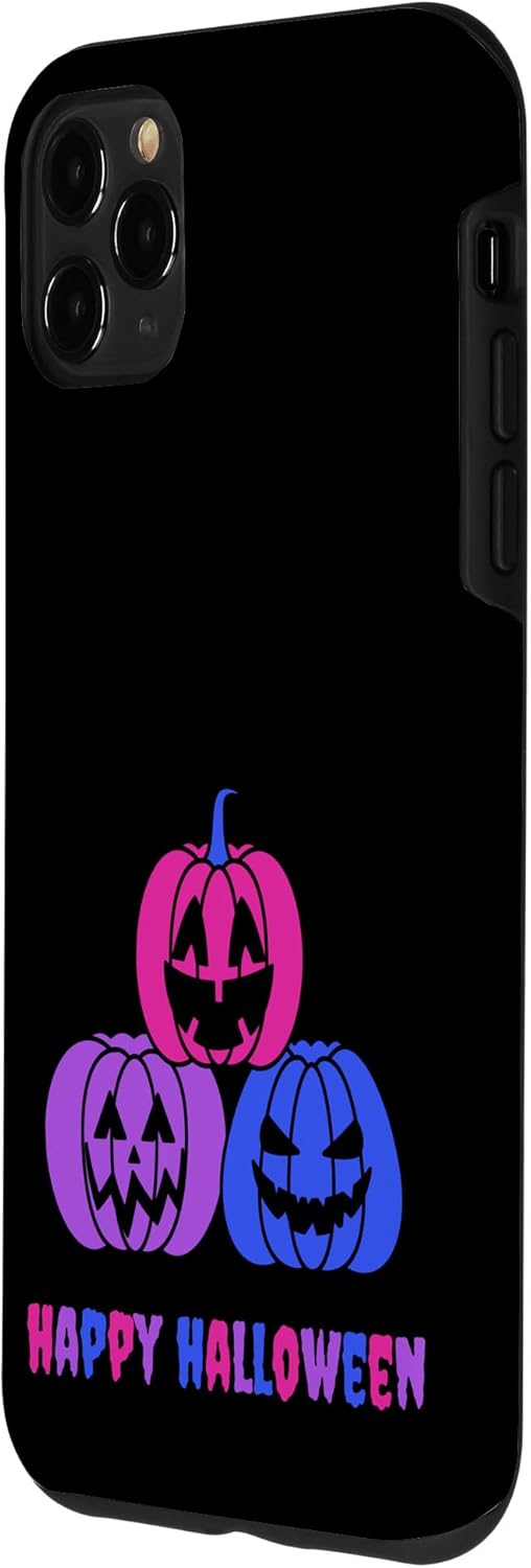 iPhone 11 Pro Max Bisexual Pride Halloween Spooky LGBTQ Bi Sutil Funda LGBT