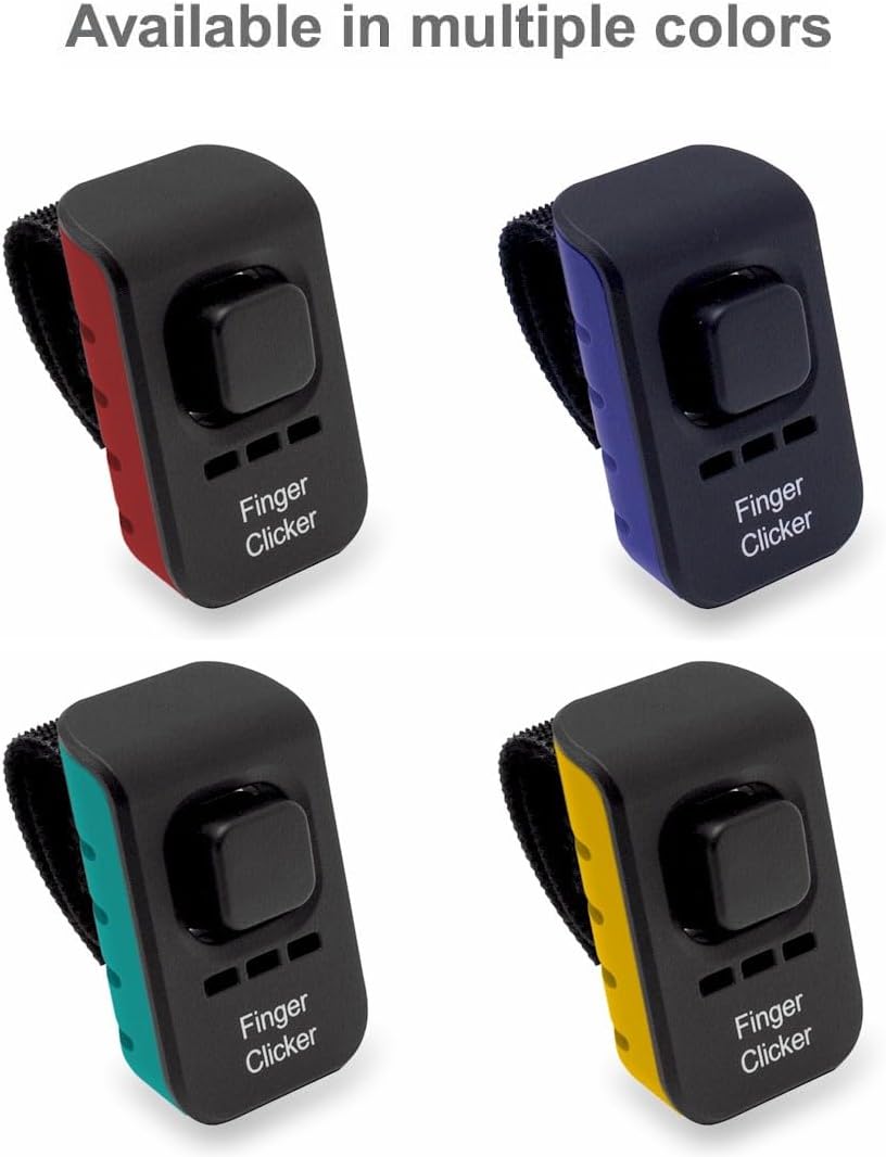 Educator Clicker de dedos de entrenamiento para perros con sonido audible para refuerzo positivo, comportamiento y obediencia, entrenador de