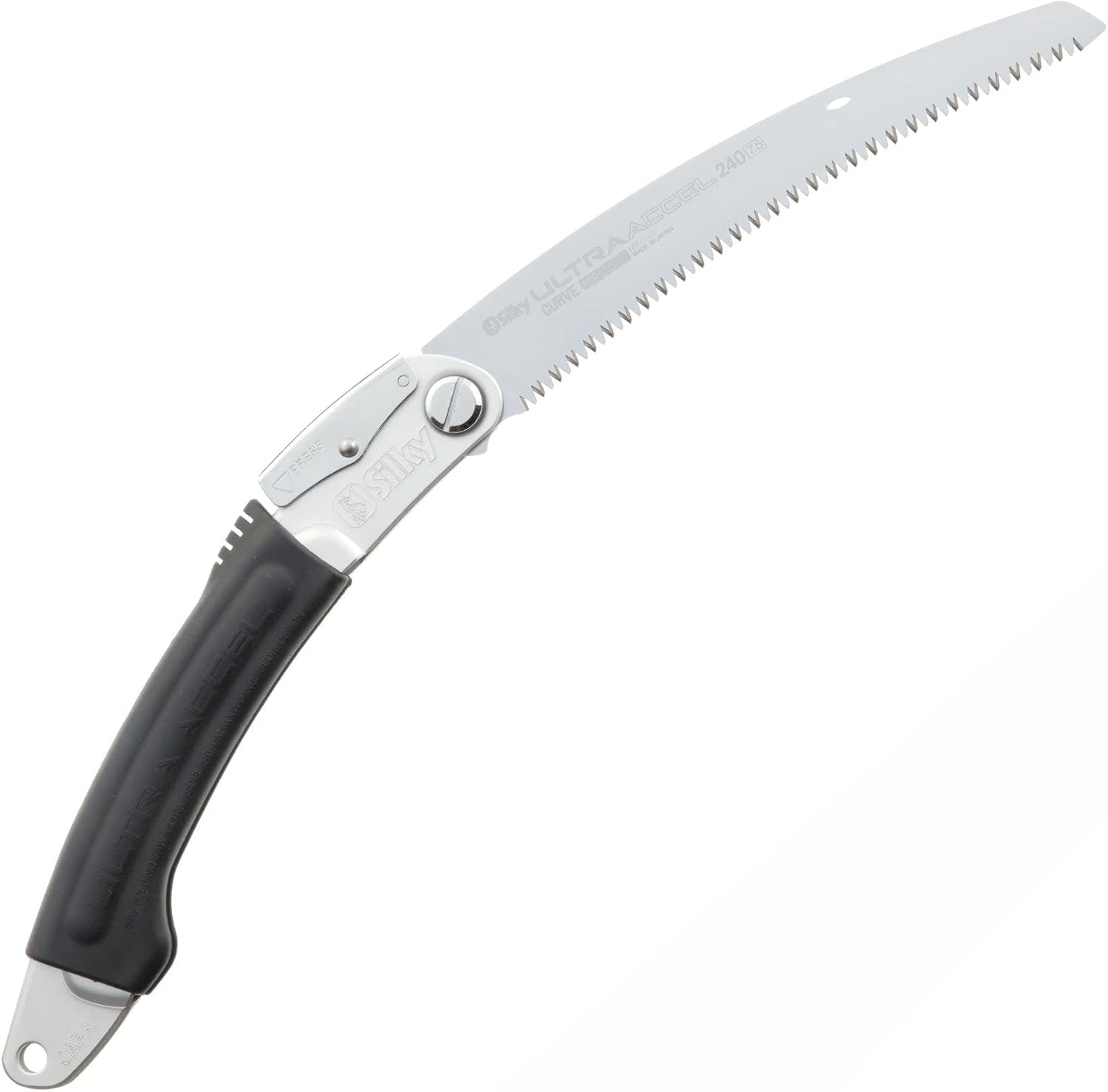Silky Ultra Accel Professional – Sierra plegable curvada (9.449 in, dientes grandes) (446-24)