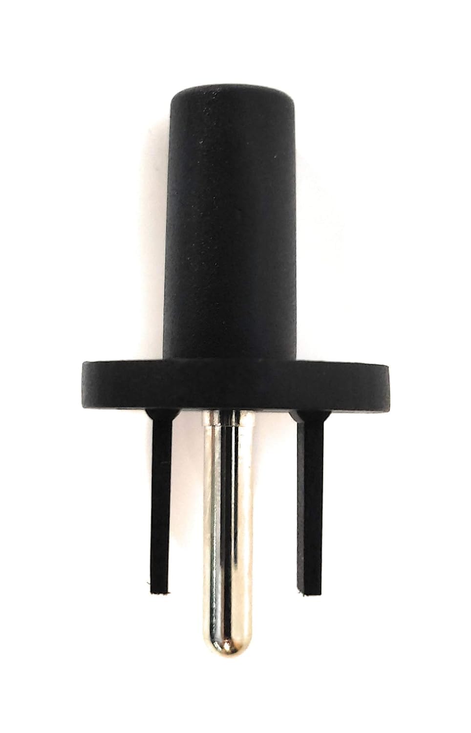 Adaptador de enchufe de salida Banana Jack  Conexión a tierra universal de 3 clavijas  Control ESD  Plástico irrompible de peso ligero negro  2