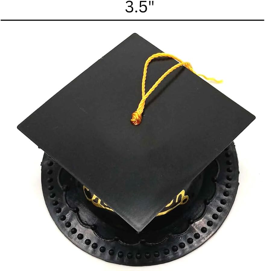 Oasis Supply Tapa de graduación para pastel con diploma, azul