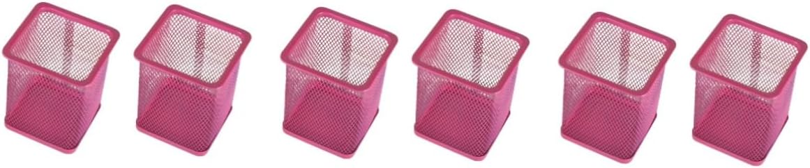 STOBOK 6 piezas de soporte para pinceles de arte, portalápices, tazas, bolígrafos, recipiente, organizador de lápices, organizador de bolígrafos