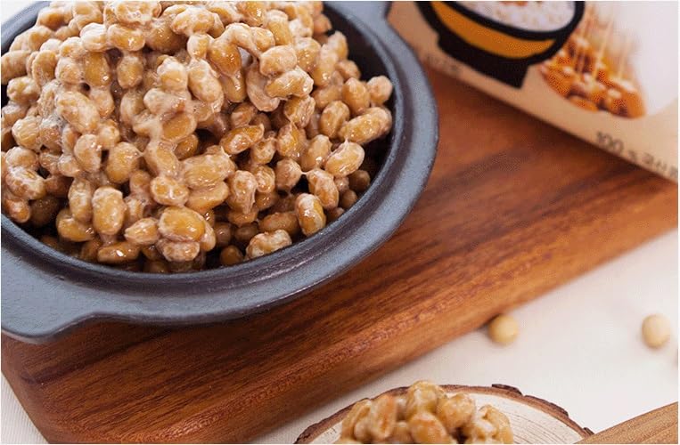 Soja Natto Polvo 100% Natural Nattokinase Alimentos Fermentados Liofilizados Vitamina K2 10.6 oz (300g)
