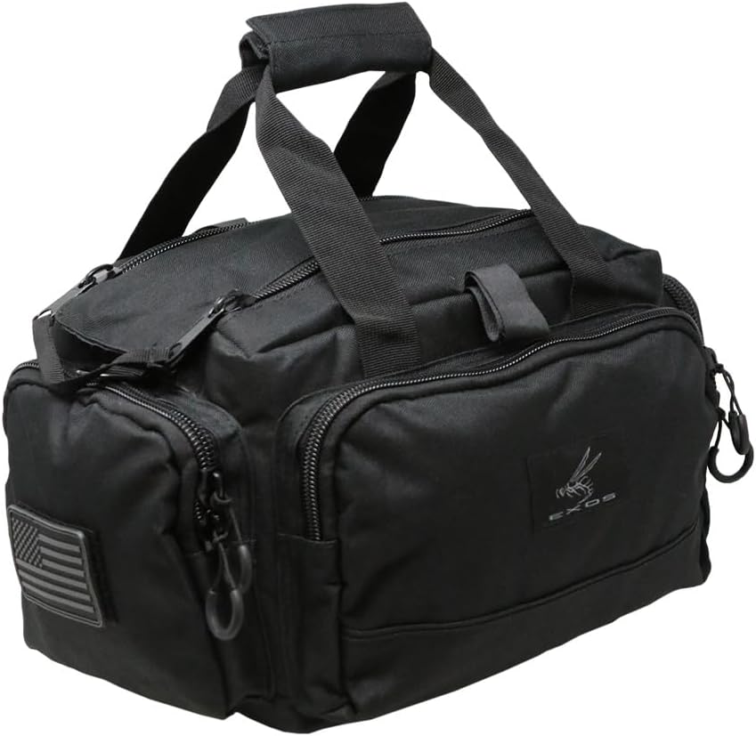 Exos Bolsa táctica de rango  Bolsa de rango de tamaño mediano para disparar  Estuche de pistola para pistolas, bolsa de munición, bolsa de rango