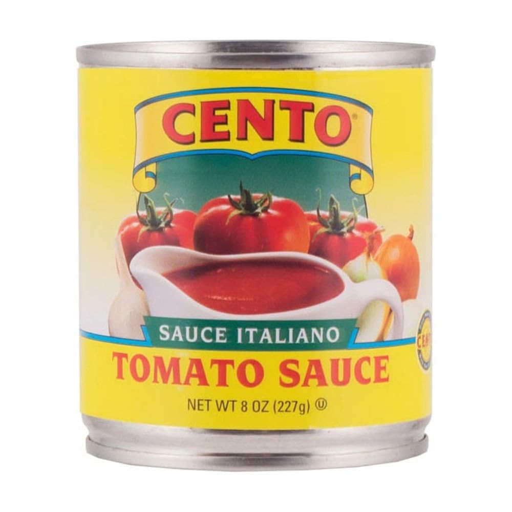 Cento – Salsa de tomate Kosher sin OMG, 8 onzas, 8 unidades