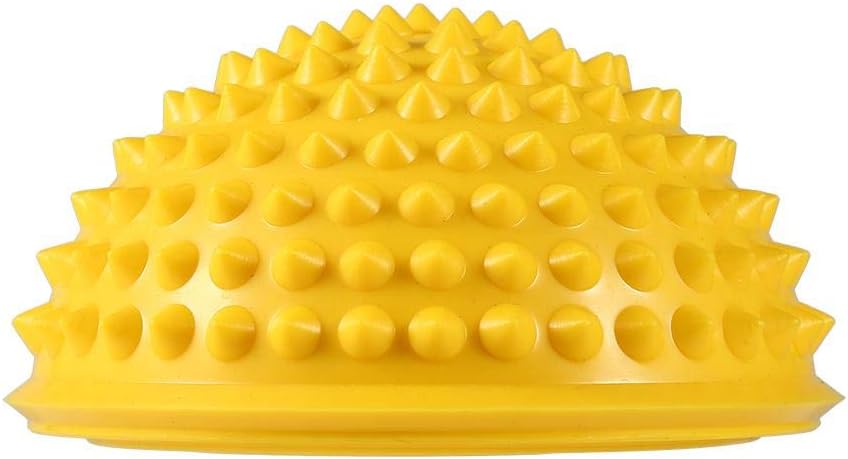 ANGGREK Pelota de masaje de PVC semicircular para equilibrio y cúpula de yoga, ejercicio de fitness, gimnasio, masajeador corporal, cápsulas