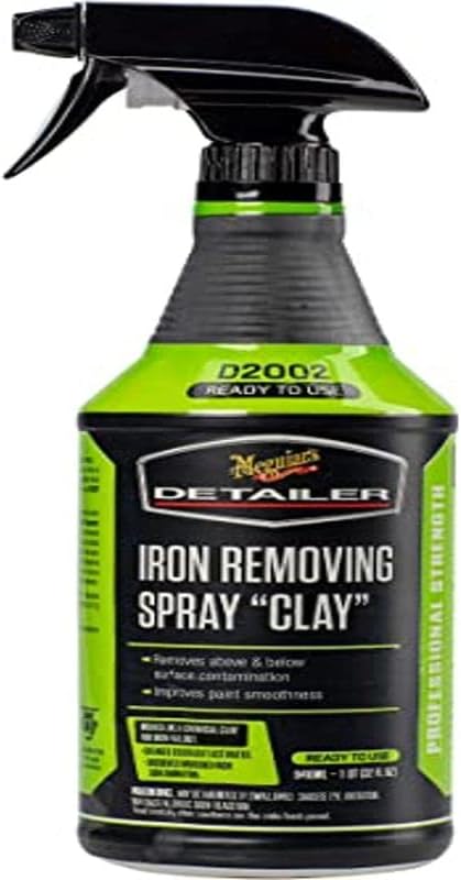 Meguiars DRTU200232 – Arcilla en aerosol para eliminar hierro 32 onzas