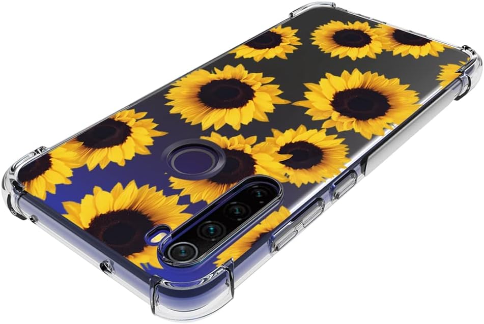 Yerebel Funda para Redmi Note 8 (20192021) M1908C3JH M1908C3JGG Linda funda, funda de silicona suave TPU transparente flexible para Xiaomi Redmi