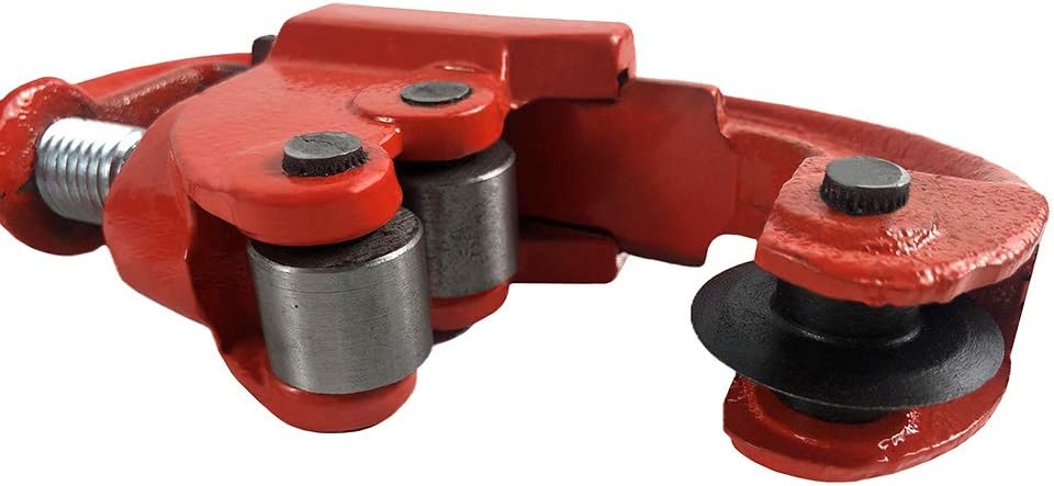 QWORK Cortador de tubos resistente, cortador de tubos de acero de 18 pulgadas a 2 pulgadas