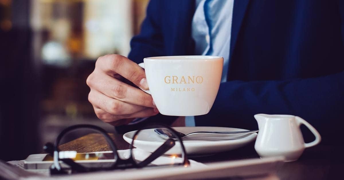 Grano Milano Coffee Pods Aluminium Ricco – 100 cápsulas de café tostado oscuro – Intensidad 1112, compatible con Nespresso* Línea original Made in