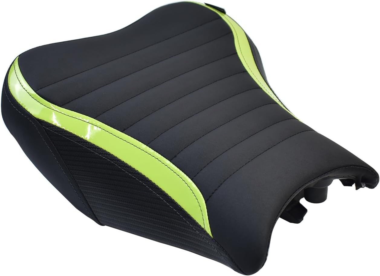 Midimttop Asiento delantero de cuero suave Touring Waterpfroof, cojín para asiento trasero del pasajero, asiento trasero para Ka-wa-sa-ki Z900 Z-900