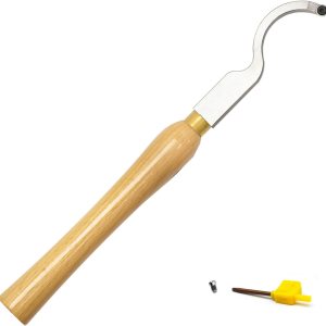 Herramienta de torneado de madera hueco para cuello de cisne, barra de herramientas de cincel de torno con punta de carburo con cortador de Herramienta de torneado de madera hueco para cuello de cisne, barra de herramientas de cincel de torno con punta de carburo con cortador de