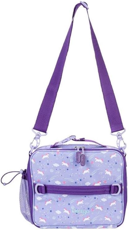 Bentgo Bolsa de almuerzo impresa para niños – Unicornio