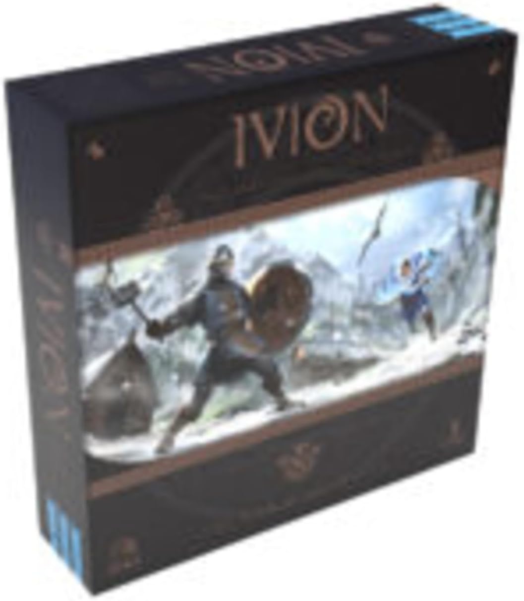 APE Games Ivion The Ram & The Raven – Juego de mesa de construcción de mazos de lucha de fantasía y herocrafting, compatible con autónomos y cruz, a