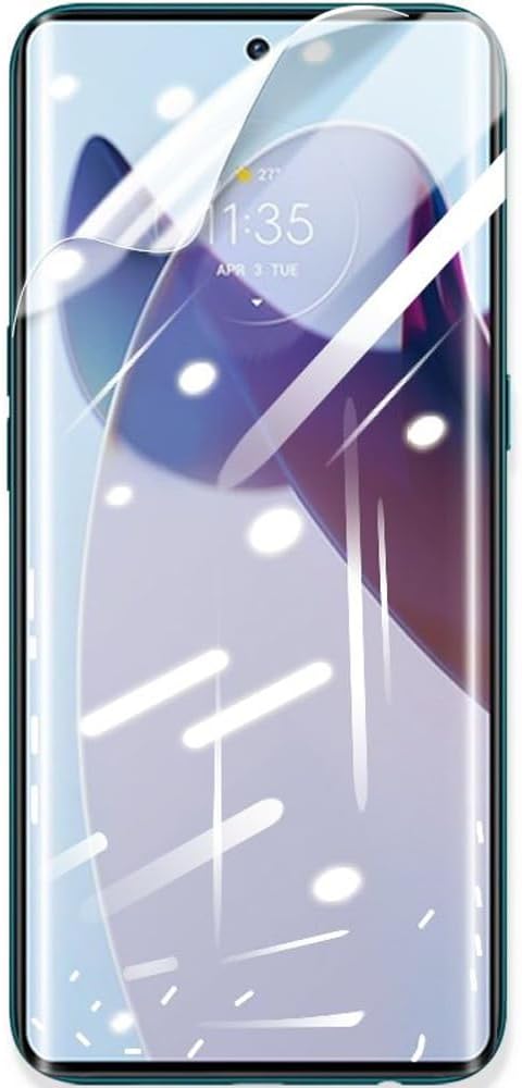 Protector de pantalla de hidrogel de alta sensibilidad para Motorola Edge 30 Fusion, 2 piezas de película protectora de TPU suave transparente (no
