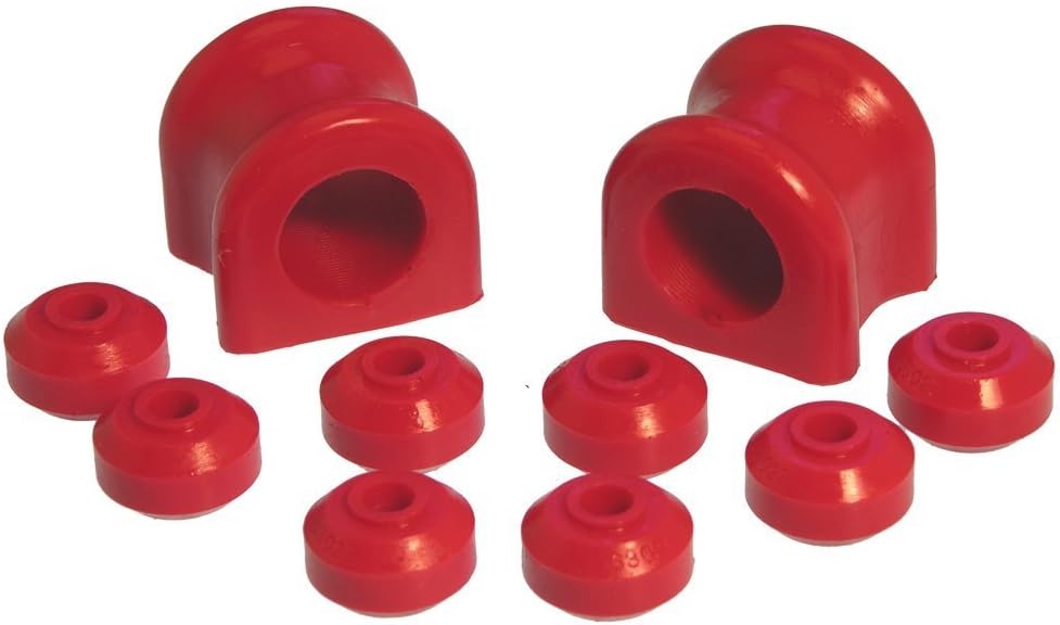 Prothane 4-1138 Juego de bujes para barra oscilante delantera, de 1 1132 pulgadas, color rojo