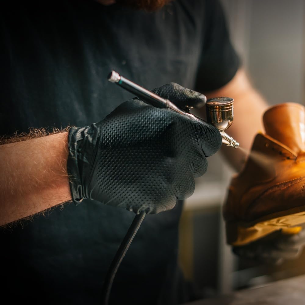 Heavy Duty Nitrile Gloves – 8 Mil Thickness, Latex-Free, Powder-Free, Ideal for Mechanics and Industrial Use