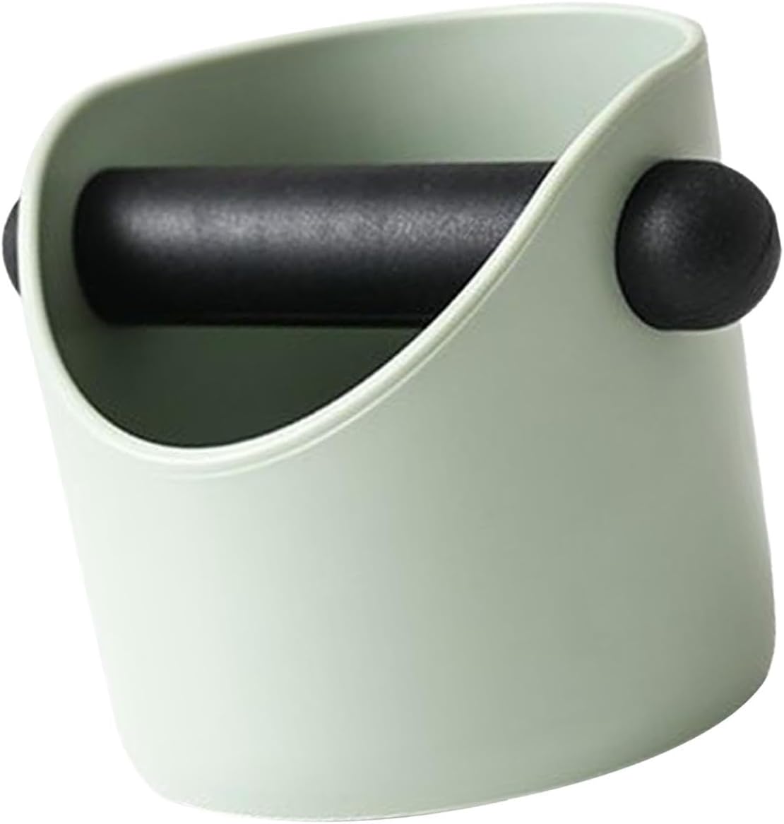 Cajas de golpeo de espresso, cajas de gran capacidad y base antideslizante, herramientas de barista, accesorios para máquina de espresso, gris verde