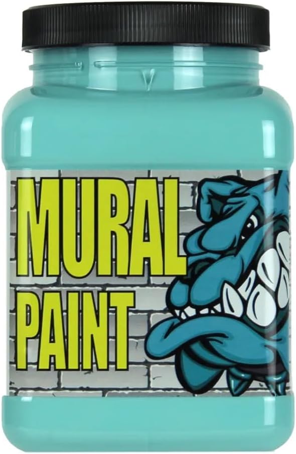 Chroma Pintura mural acrílica para murales de interiores y exteriores, pigmento vibrante resistente a la luz, mezclable, resistente, 16 oz frío