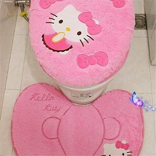 ONEAM Art – Juego de 4 fundas de baño, diseño de Hello Kitty