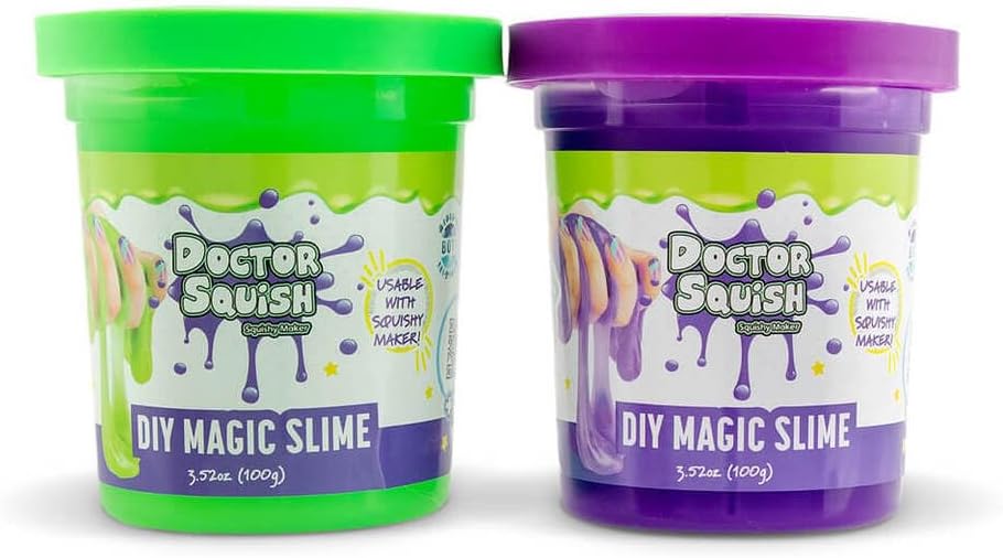 Juego de slime mágico de bricolaje, verde y morado, 1 unidad (paquete de 1)