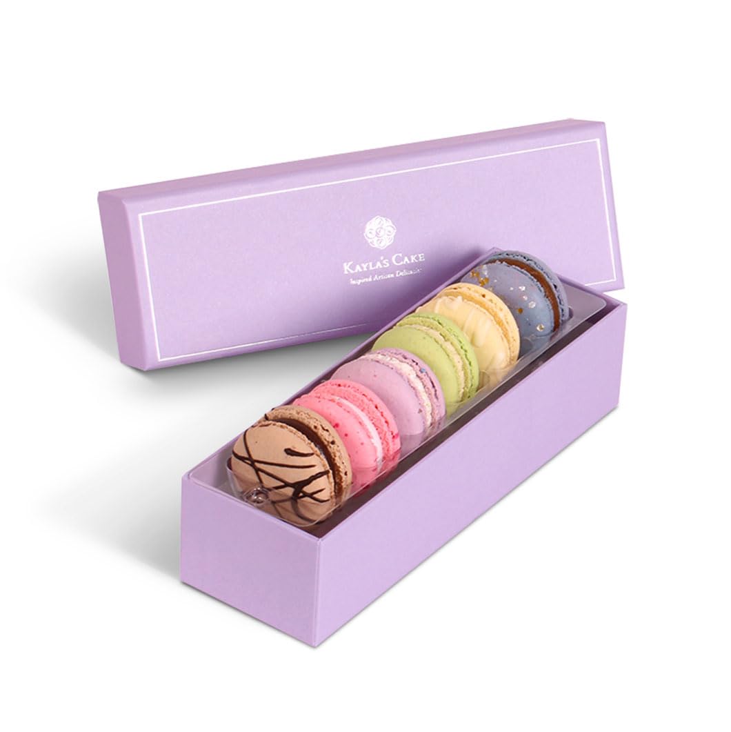 Kayla’s Cake Macarons franceses de primera calidad, cestas de regalo, caja de chocolate gourmet, caja de alimentos, postres, paquetes de cuidado de
