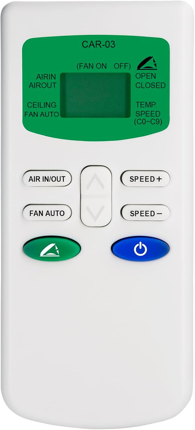 Mando a distancia de repuesto para ventilador de ventilación de techo Maxxair MaxxFan Deluxe AIRXCEL 00-04500K 00-04700K 00-04800K 00-04900K
