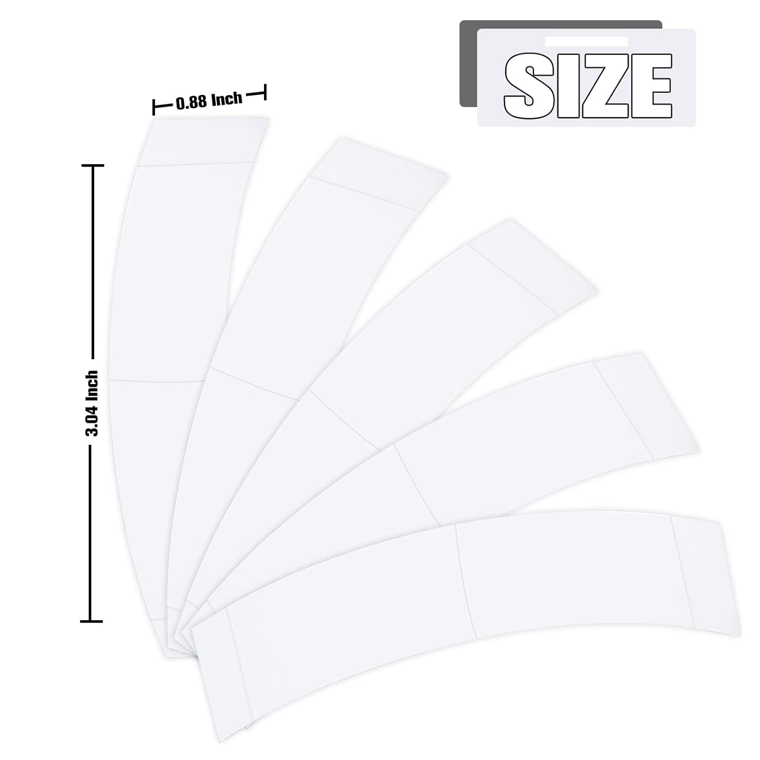 Cinta de peluca de 48 piezas para pelucas de encaje frontal, tiras de cinta en extensión de doble cara, impermeable, pelucas de encaje adhesivas,