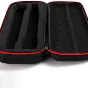 Vaguelly Bolsa de almacenamiento para micrófono, dos micrófonos inalámbricos, estuche de almacenamiento portátil, bolsa de micrófono doble EVA, Vaguelly Bolsa de almacenamiento para micrófono, dos micrófonos inalámbricos, estuche de almacenamiento portátil, bolsa de micrófono doble EVA,