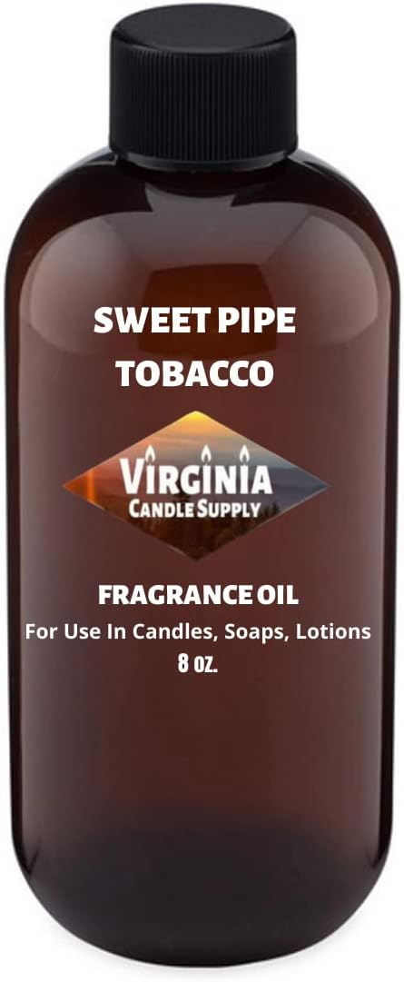 Aceite de fragancia de tabaco Sweet Pipe (nuestra versión de la marca) (botella de 8 onzas) para fabricación de velas, fabricación de jabón,
