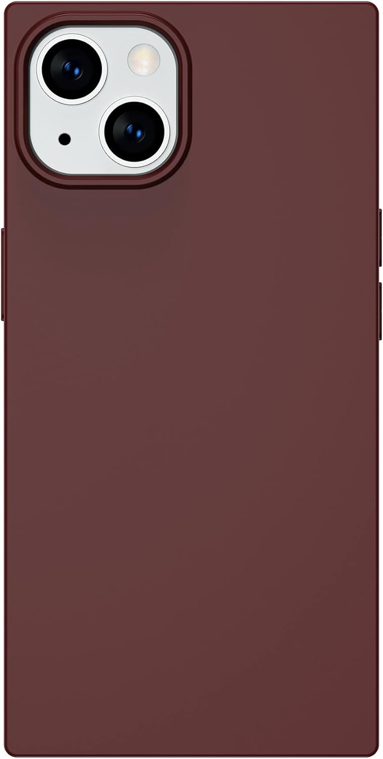 COCOMII Funda cuadrada compatible con iPhone 14 Plus, compatible con MagSafe, silicona, delgada, mate, suave al tacto, forro de microfibra,