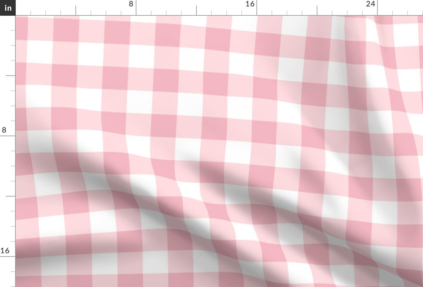 Spoonflower Fabric – Pink Retro Gingham Check Fun Groovy 90 S Tickled Bright Neon Country Printed on Satin Fabric Fat Quarter – Sewing Lining