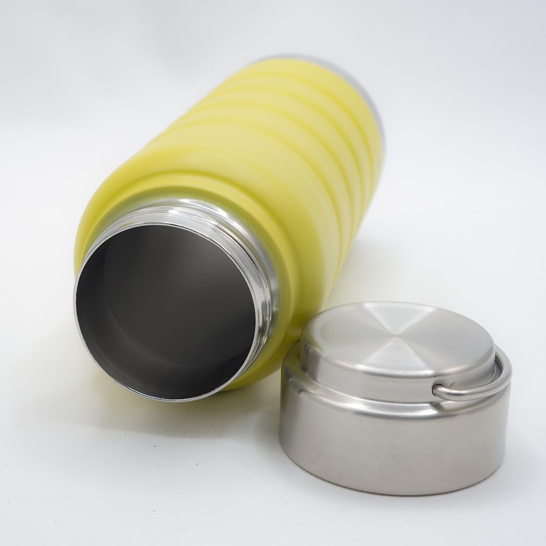 Termo de cocina frío caliente, botella de 14 onzas, cuerpo de acero pintado de doble capa inoxidable e irrompible, café, bebidas frescas, sin BPA,
