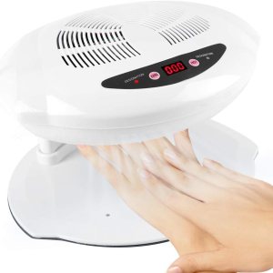 Sonew Secador de uñas de aire caliente y frío Herramienta de manicura para salón y hogar (blanco) Sonew Secador de uñas de aire caliente y frío Herramienta de manicura para salón y hogar (blanco)