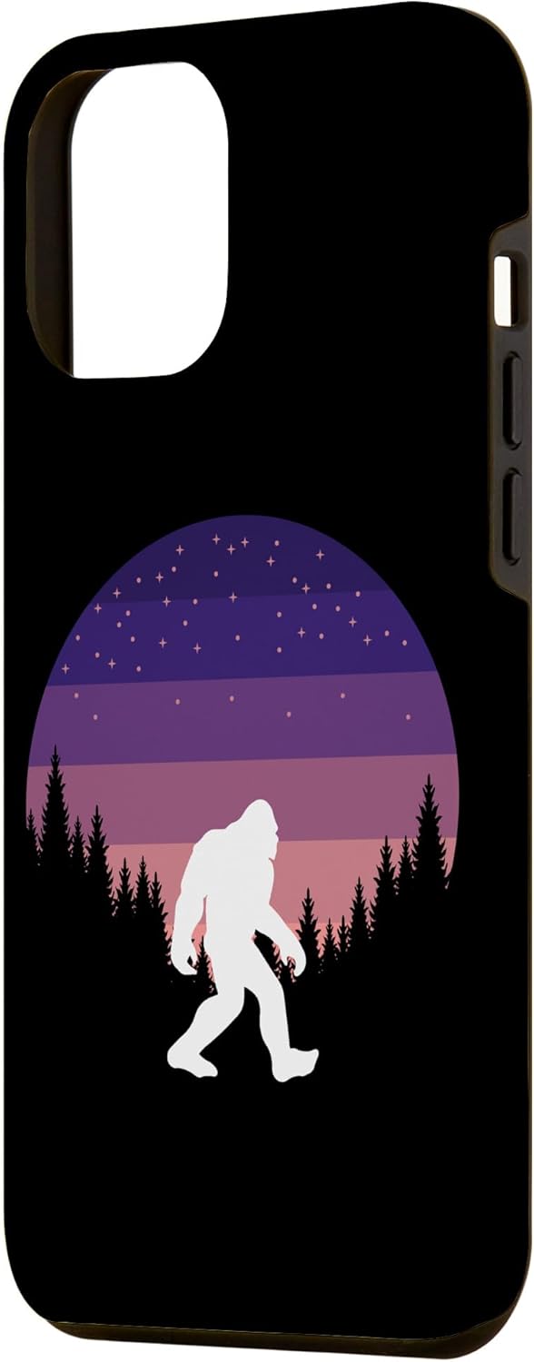 Funda para iPhone 12 Pro Max Bigfoot in the Forest Sasquatch Yeti