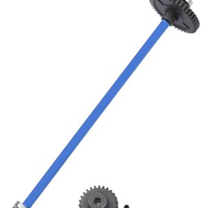 Eje central de transmisión central de metal para automóvil a control remoto con engranaje de motor 27T, pieza de actualización compatible con Wltoys Eje central de transmisión central de metal para automóvil a control remoto con engranaje de motor 27T, pieza de actualización compatible con Wltoys