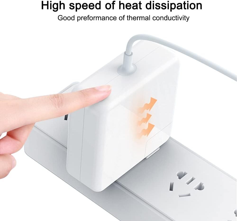 Elvoes Reemplazo para MacBook Air Charger, AC 45W T-tip adaptador de corriente Cargador portátil para Mac Book Air