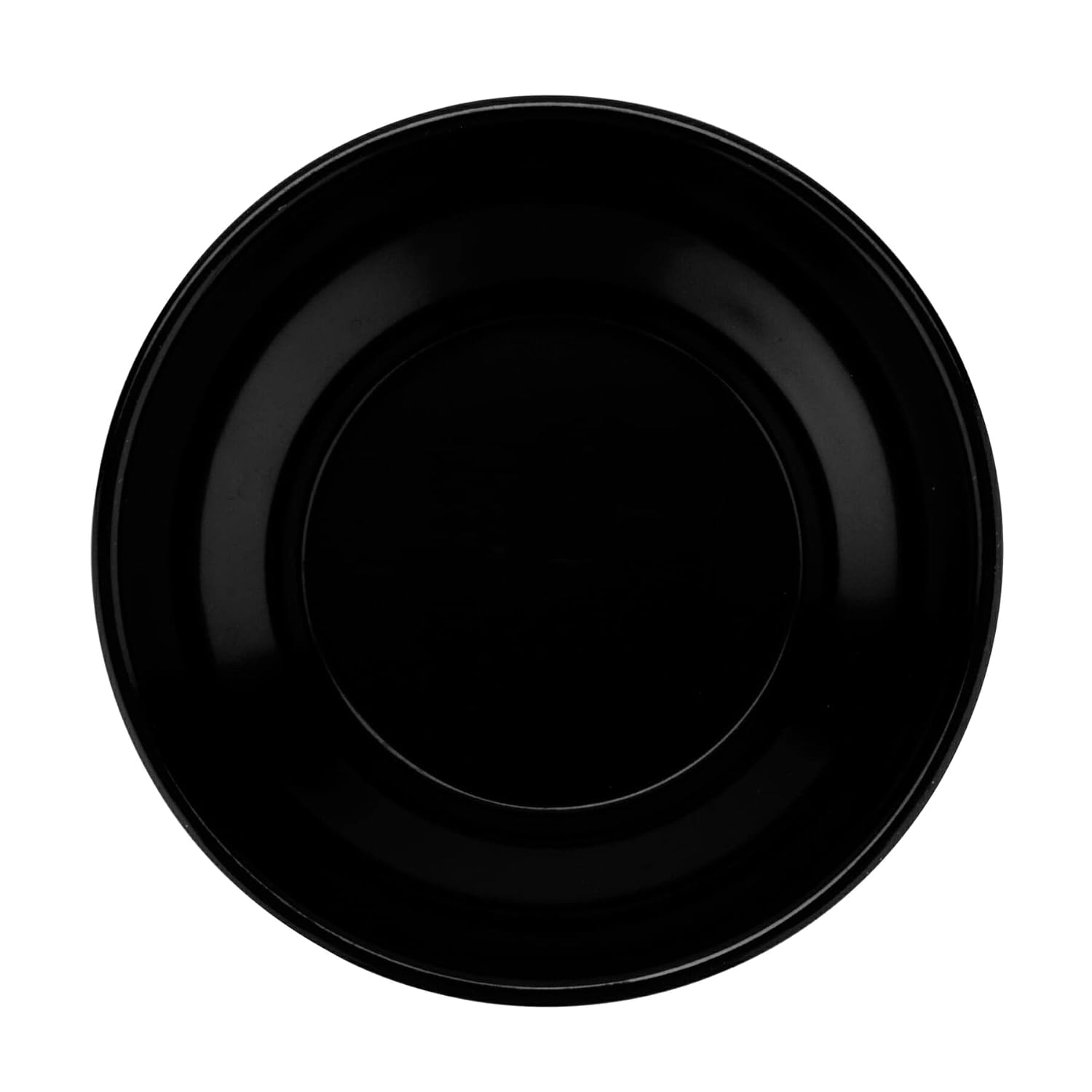 G.E.T. SD-05-BK – Plato de melamina para salsa  queso ramekin, 5 onzas, negro (juego de 12)