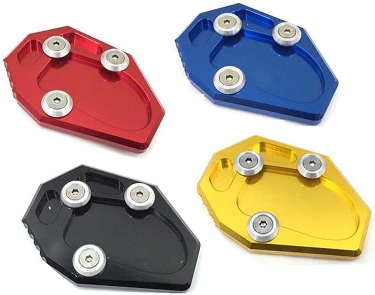 Motorcycle Side Bracket Motorcycle Kickstand Foot Side Stand Extension Pad Support Plate Enlarge for YA&MA&HA YZF MT-07 MT07 FZ07 XJ6 XJ6N FZ6 FZ6R