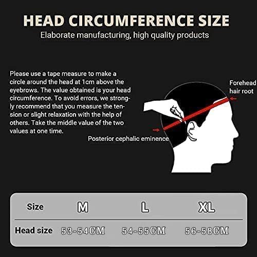 Casco abierto de estilo vintage para usar en motocicleta, gorra de béisbol, medios cascos de estilo retro para hombre y mujer