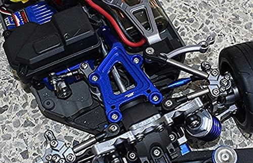 Placa superior delantera de aluminio para 110 Traxxas Ford GT 4-Tec 2.0 83056-44-Tec 3.0 93054-4 – Juego de 6 piezas Azul