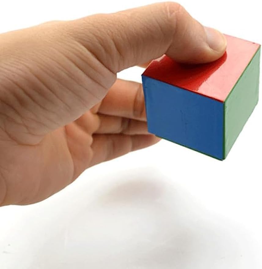 Trucos de magia Cubo aplanado Cubo divertido en cubo plano que aparece fácil juguete mágico accesorios