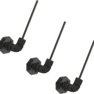 Percha, soporte de 90 grados, soporte recubierto de vinilo sólido, estante montado en la pared para exhibición o almacenamiento oculto, accesorio Percha, soporte de 90 grados, soporte recubierto de vinilo sólido, estante montado en la pared para exhibición o almacenamiento oculto, accesorio